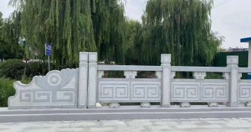 芜湖 芝麻灰桥栏杆、河道栏杆安装效果