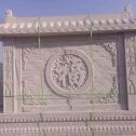 芜湖 芝麻白花岗岩屏风，照壁，影壁