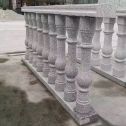芜湖 芝麻白圆形光面花瓶柱，栏杆