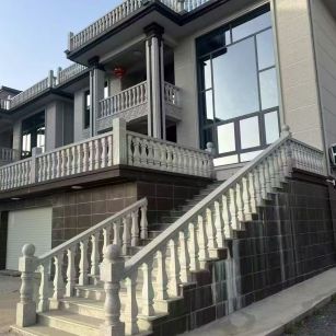 芜湖 芝麻白别墅阳台栏杆，楼梯栏杆