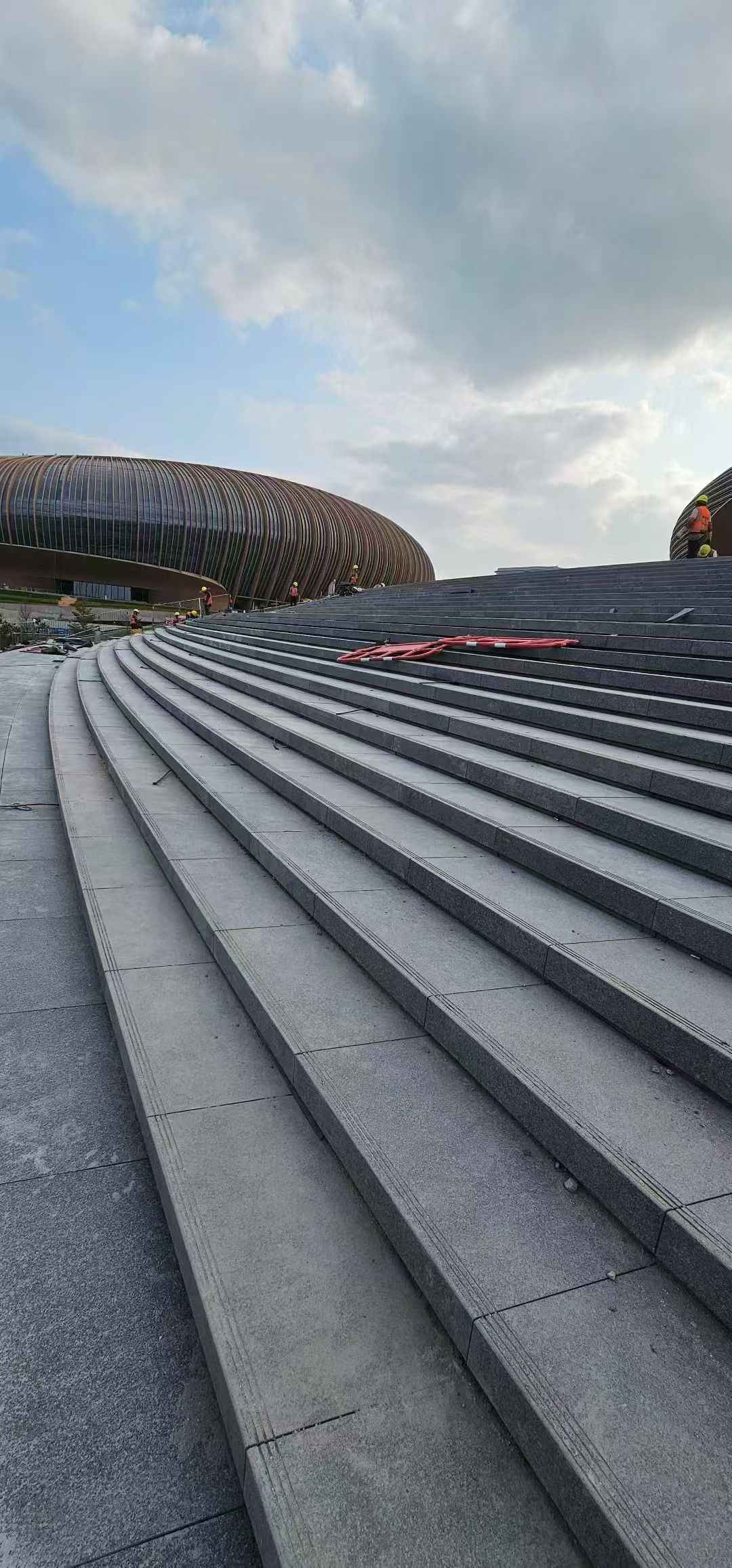 芜湖 弧形整石台阶铺装效果图