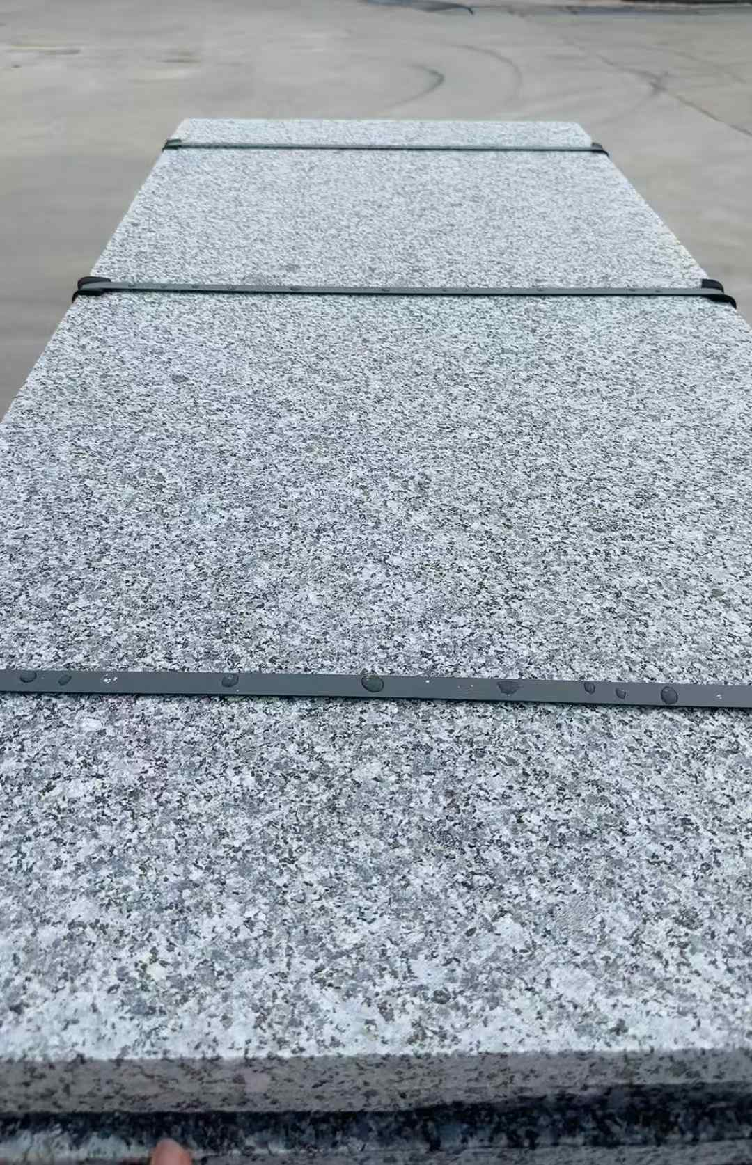 芜湖 芝麻黑火烧面毛板，条板，半成品