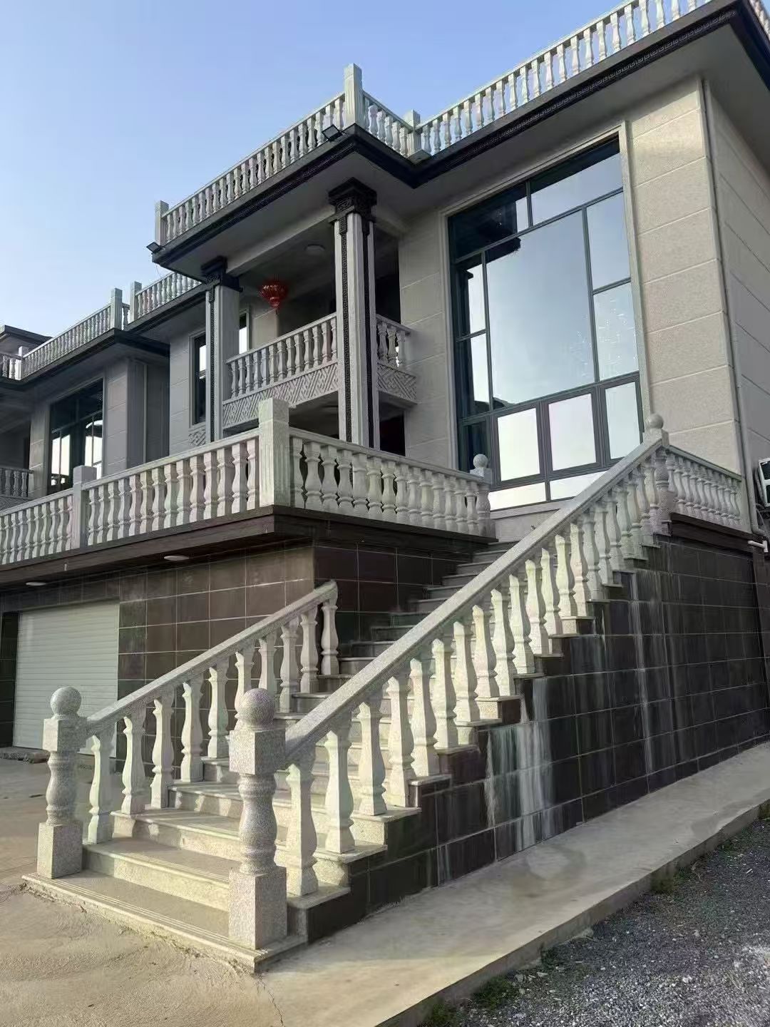 芜湖 芝麻白别墅阳台栏杆，楼梯栏杆