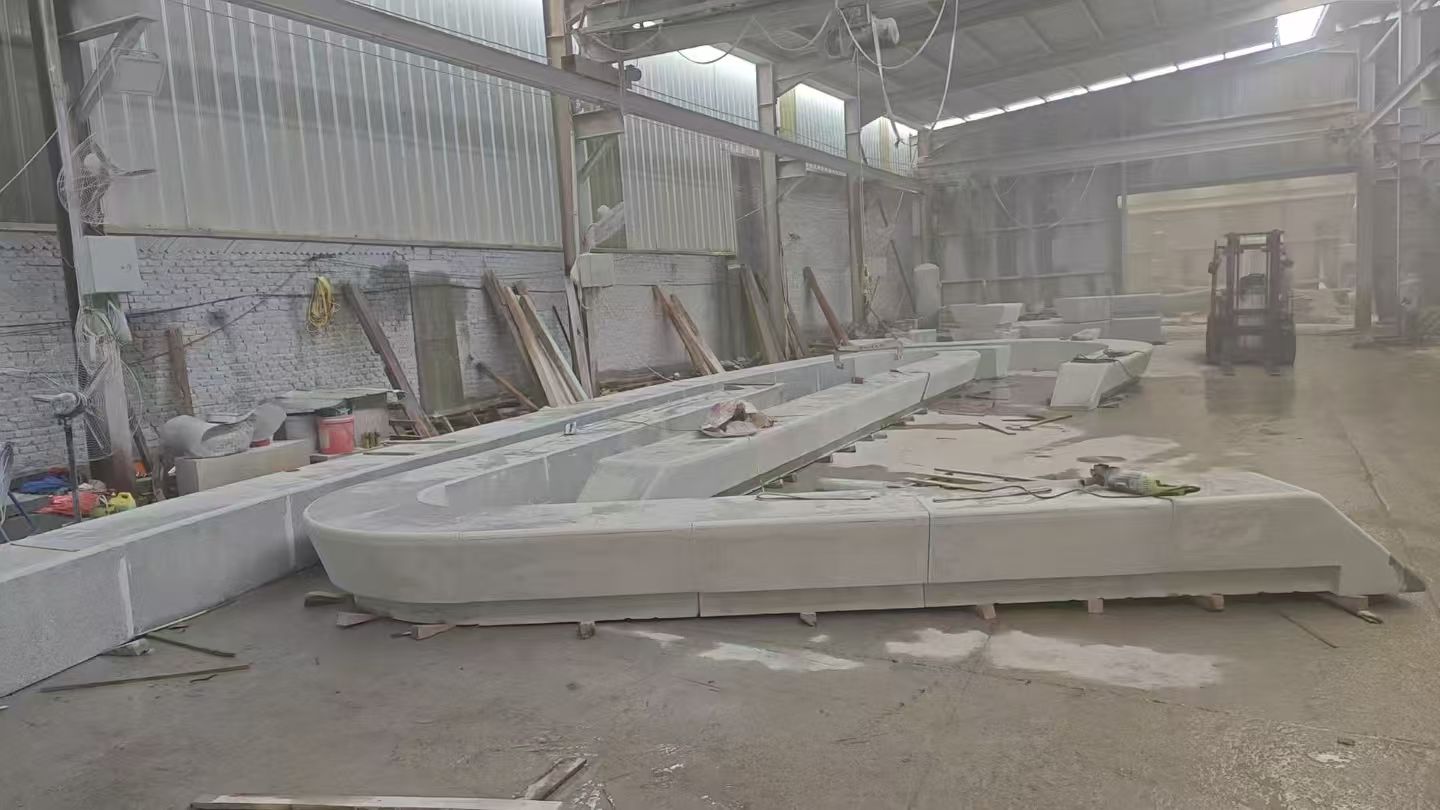 芜湖 花岗岩整石坐凳拼装