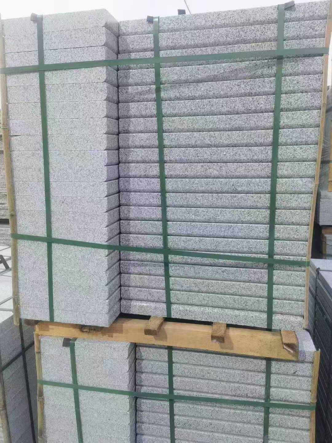 芜湖 5公分芝麻白，倒斜角，室外楼梯踏步