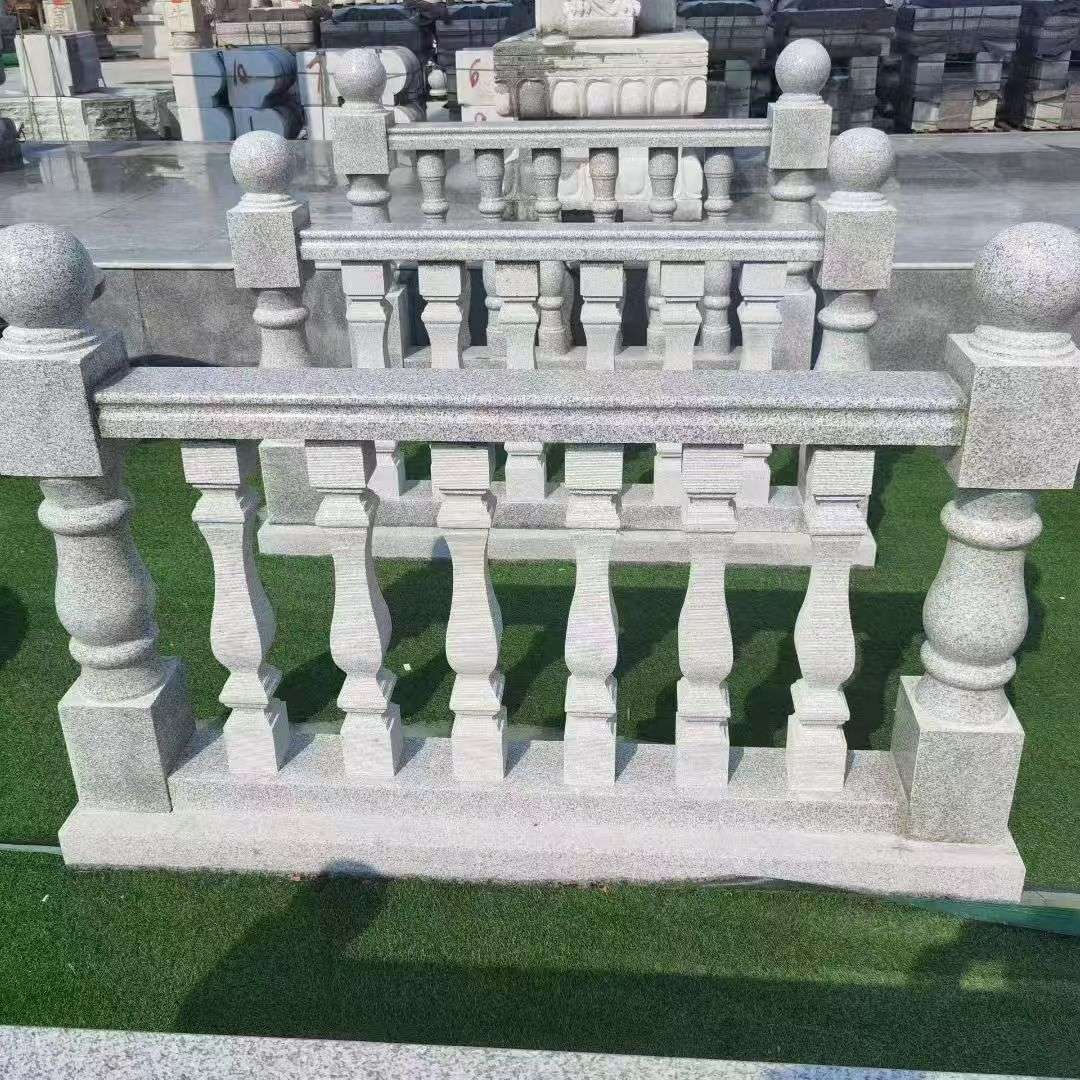 芜湖 别墅石材栏杆特写