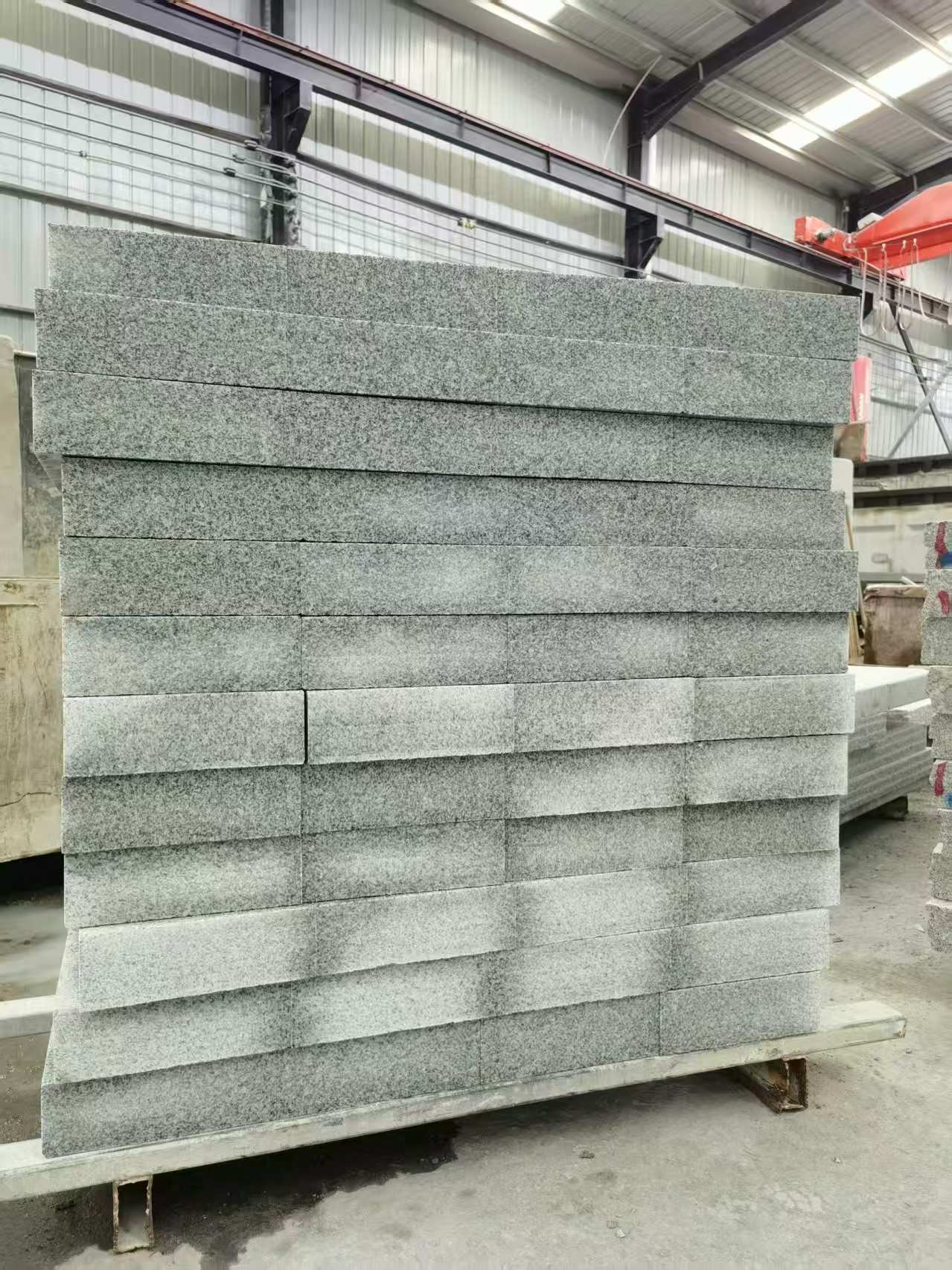 芜湖 芝麻白10公分300*600广场地铺，A料定制，尺寸标准，厚薄均匀